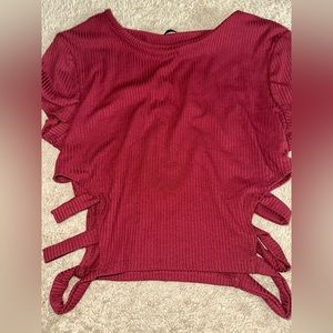 Women’s Ribbed crop top medium NWOT